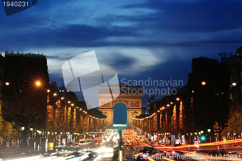 Image of Arc de Triomphe, Paris,  France