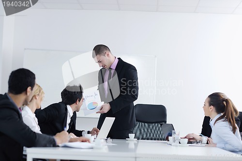 Image of business people group on meeting