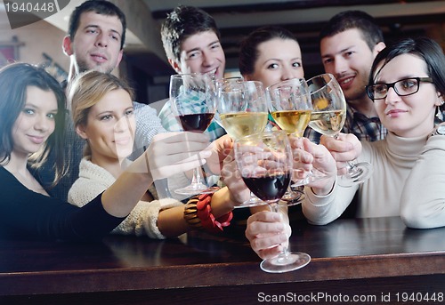 Image of Group of happy young people