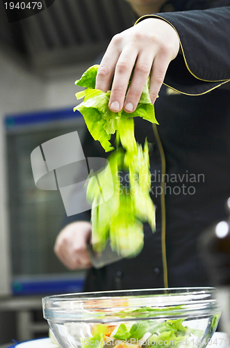 Image of chef preparing meal