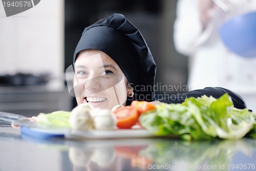 Image of chef preparing meal