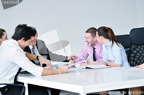 Image of business people group on meeting