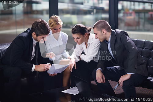 Image of business people in a meeting at office