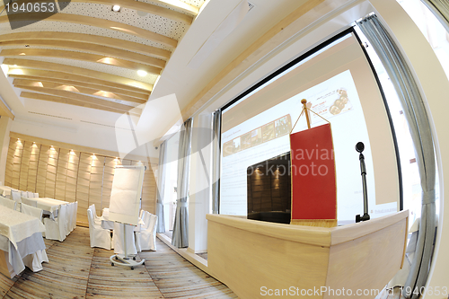 Image of Empty business conference room