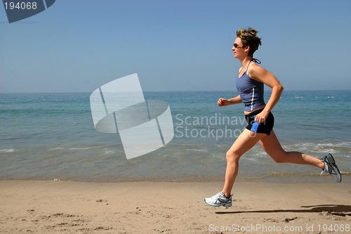 Image of Exercising on the beach