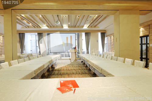 Image of Empty business conference room