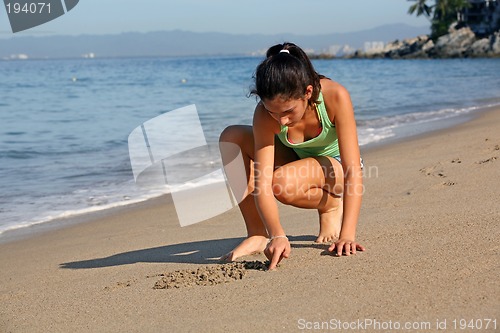 Image of Girl on the beach