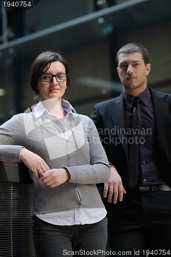 Image of business woman and business man