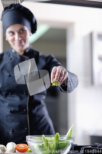 Image of chef preparing meal