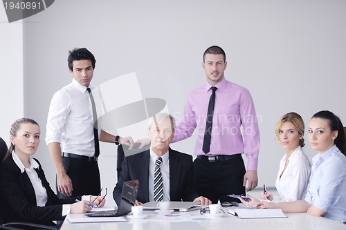 Image of business people group on meeting