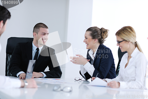 Image of business people in a meeting at office