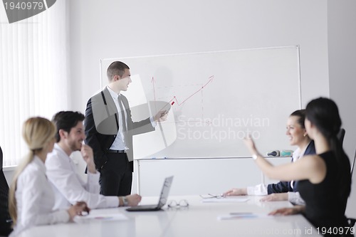 Image of business people in a meeting at office