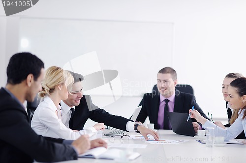 Image of business people group on meeting