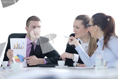 Image of business people group on meeting