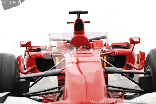 Image of red formel 1 model