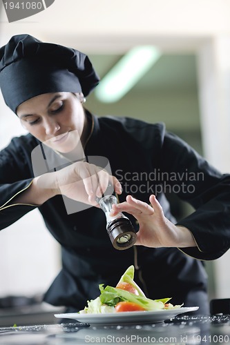 Image of chef preparing meal