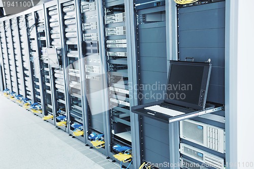 Image of network server room