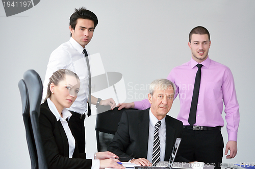 Image of business people group on meeting