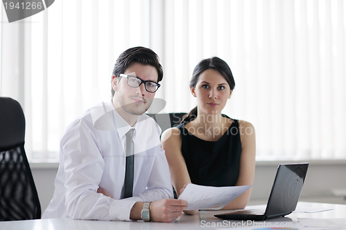 Image of business people in a meeting at office