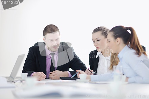 Image of business people group on meeting