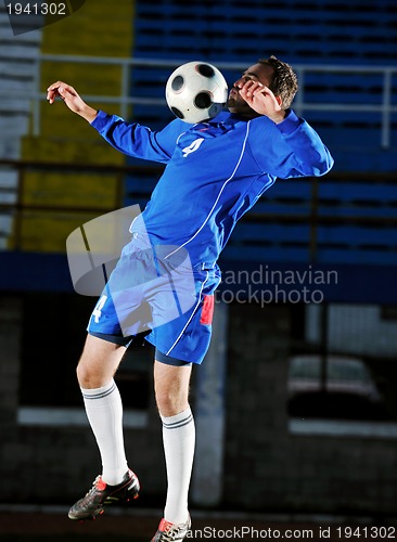 Image of football player in action