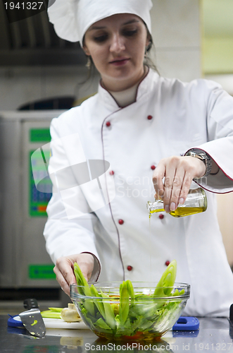 Image of chef preparing meal