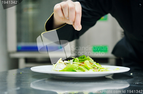Image of chef preparing meal