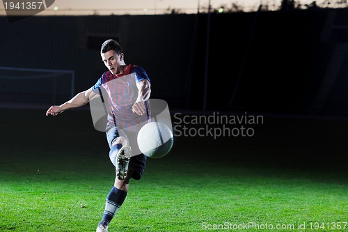 Image of football player in action