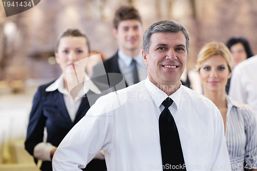 Image of business people group on seminar
