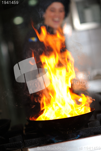 Image of chef preparing meal