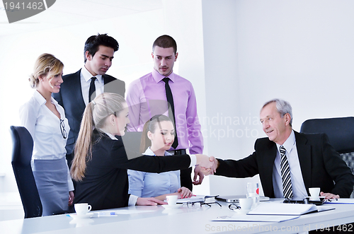 Image of business people group on meeting