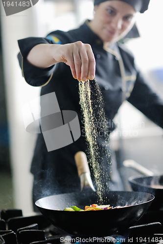 Image of chef preparing meal