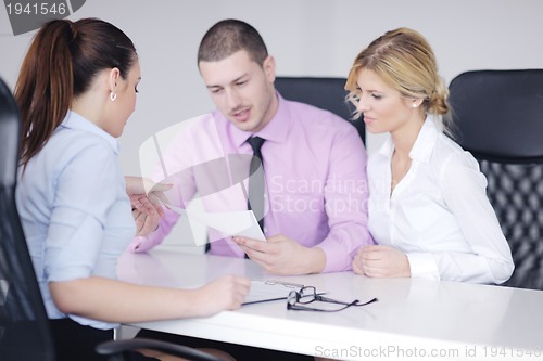 Image of business people group on meeting