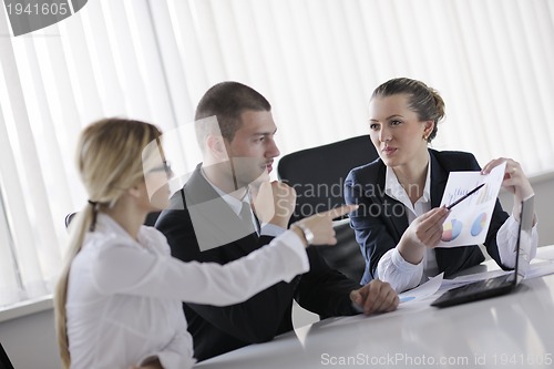 Image of business people in a meeting at office