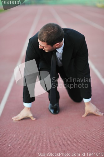 Image of business man in sport