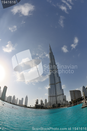 Image of dubai burj khalifa skyscraper