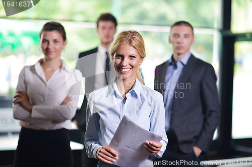 Image of business people in a meeting at office