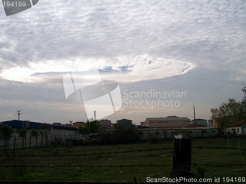 Image of circle cloud