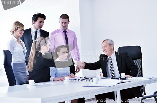 Image of business people group on meeting