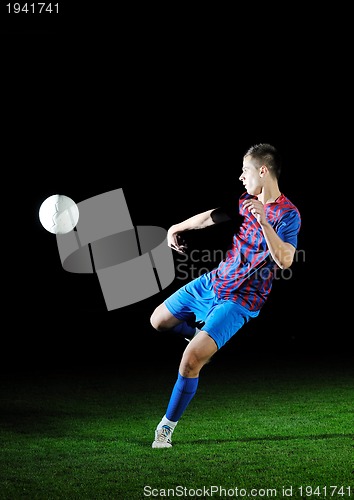 Image of football player in action