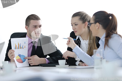 Image of business people group on meeting