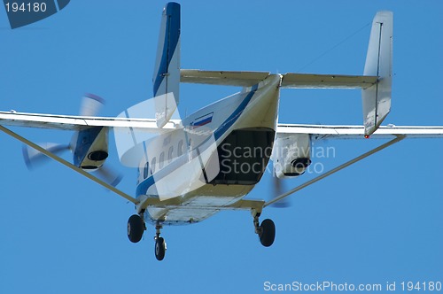 Image of Skydiver's plane take-off