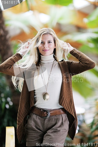 Image of portrait of a beautiful young woman