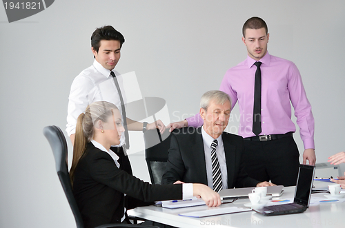 Image of business people group on meeting