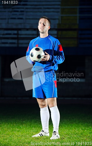 Image of football player in action