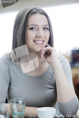 Image of portrait of a beautiful young woman