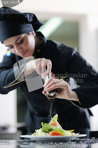 Image of chef preparing meal