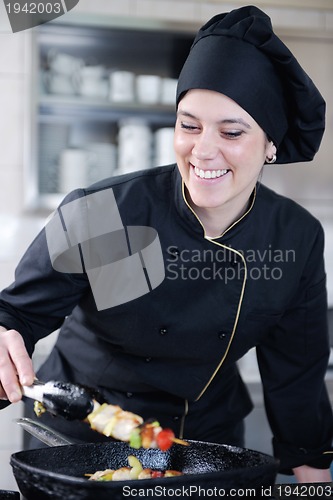 Image of chef preparing meal