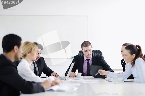 Image of business people group on meeting