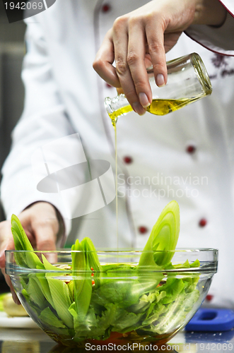 Image of chef preparing meal